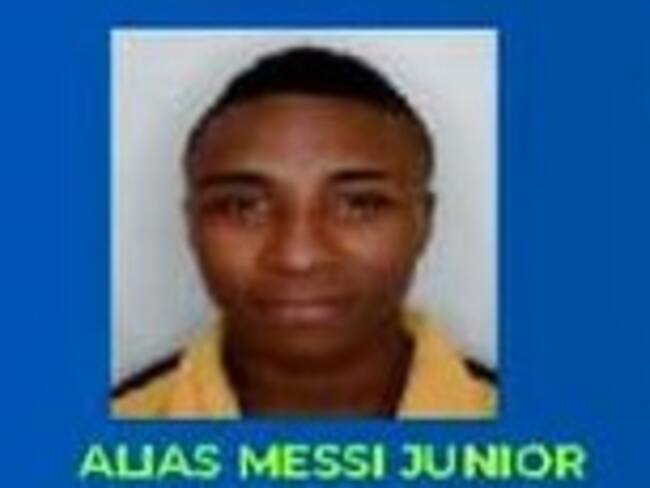 Alias Messi Junior o Niche- presunto responsable de la masacre- foto policía Magdalena Medio