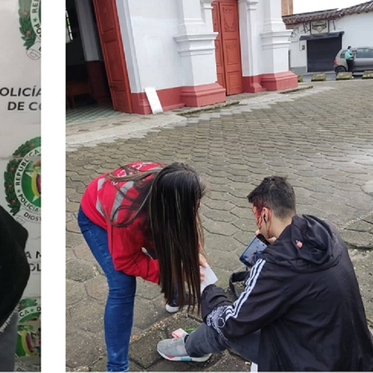 Un hombre es acusado de atacar un bus y herir a un pasajero en el paro de Rionegro