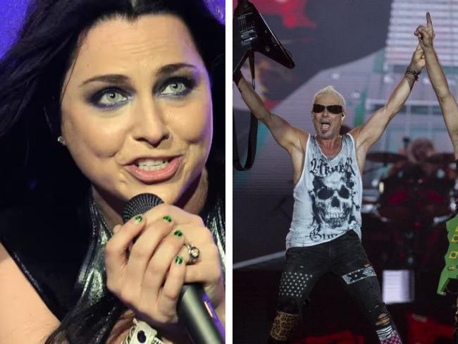 Evanescence  y grupo Scorpions - Imagen de referencia