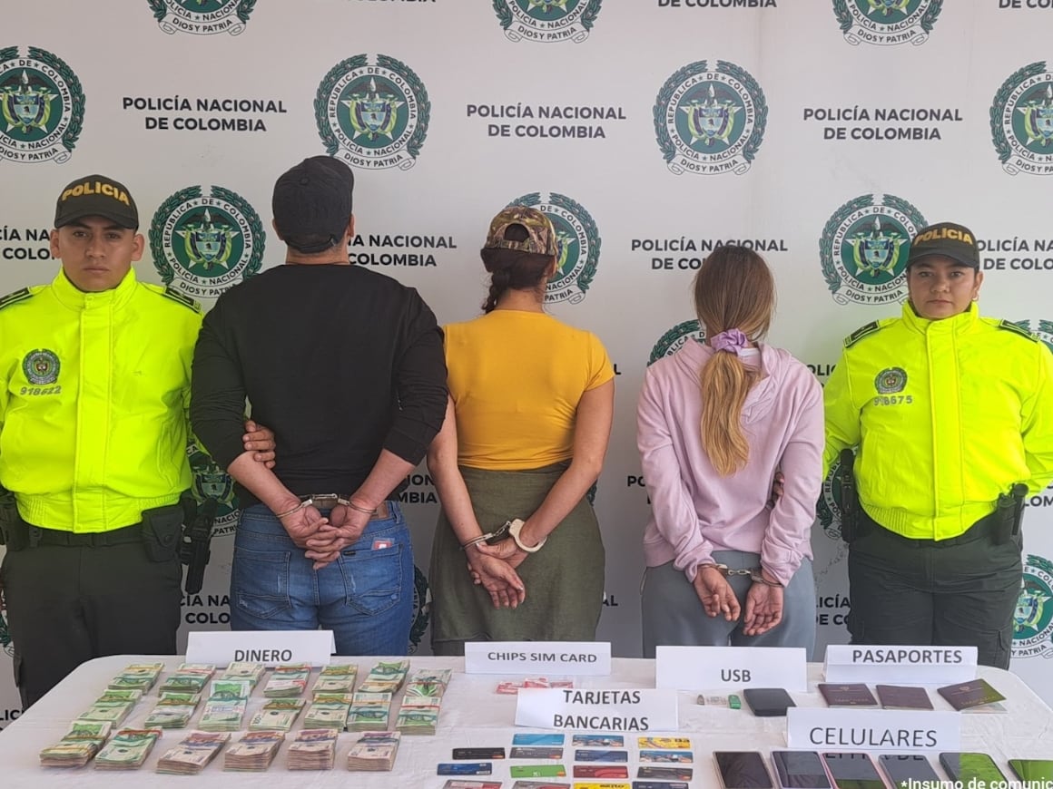 Capturados acusados de robar millonaria suma en criptomonedas- foto fiscalía