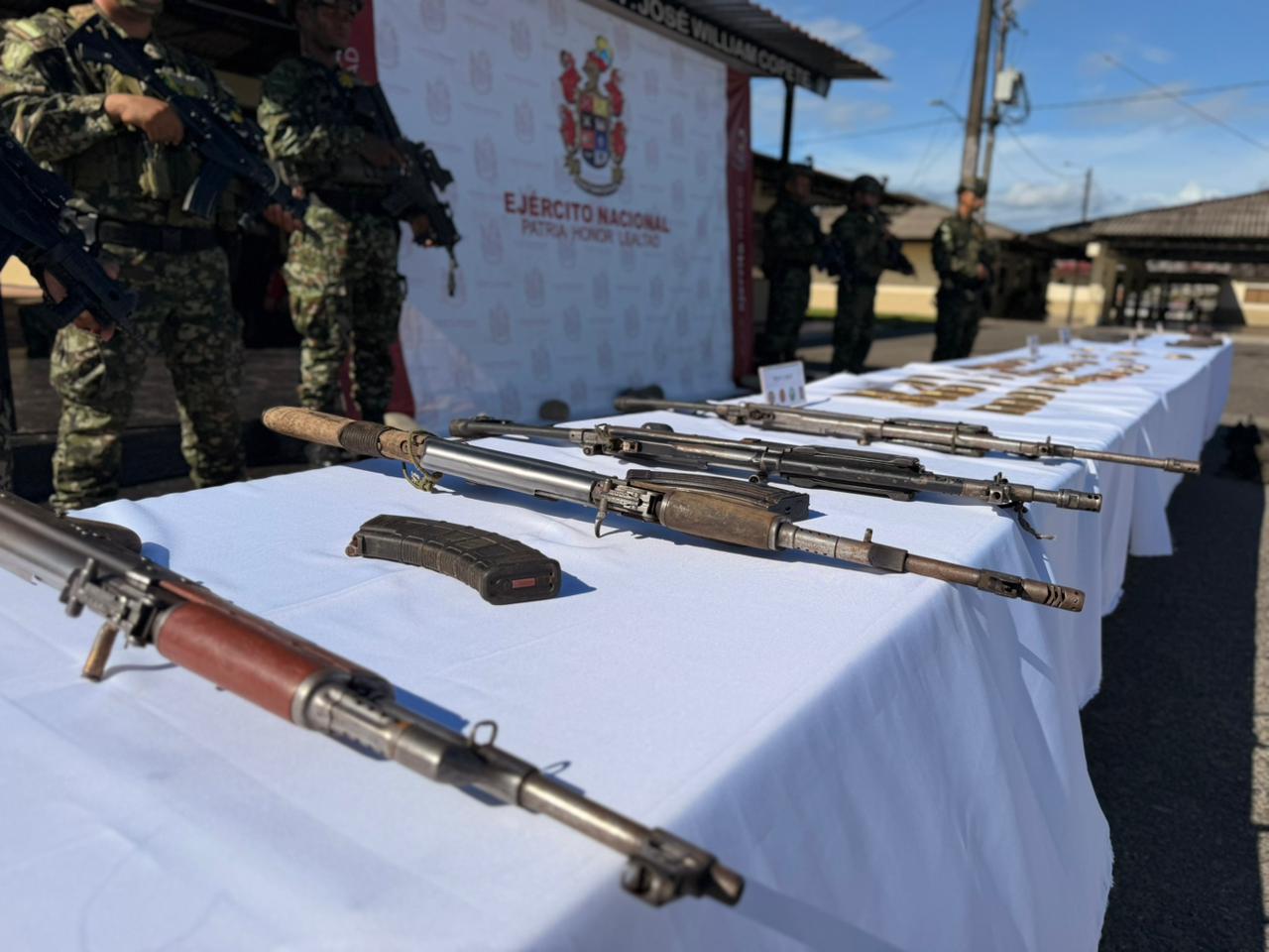 Combates entre el Ejército y el Clan del Golfo en Chocó. Foto: Séptima División.