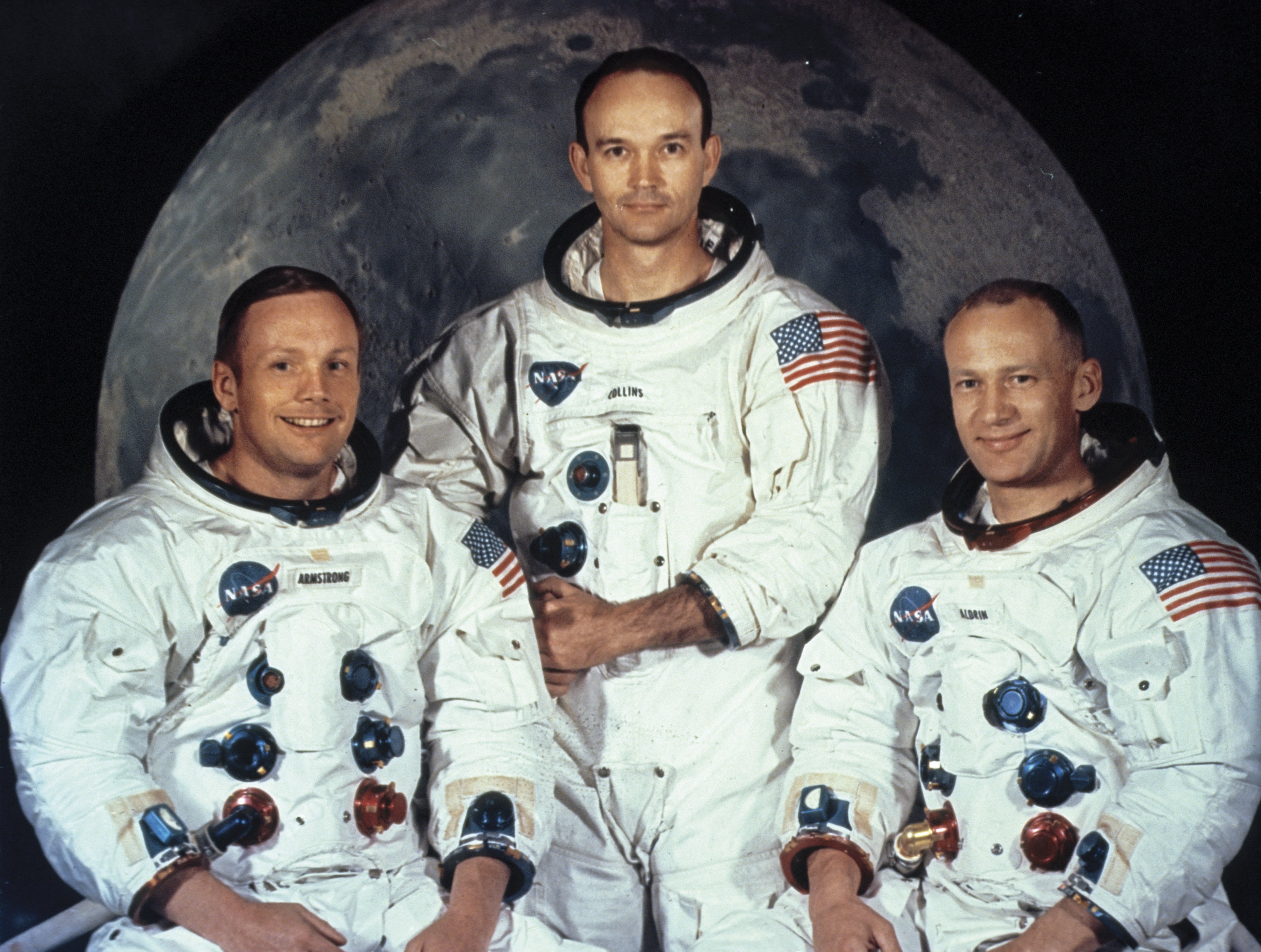 Astronautas de Apollo 11. Foto: Getty Images.