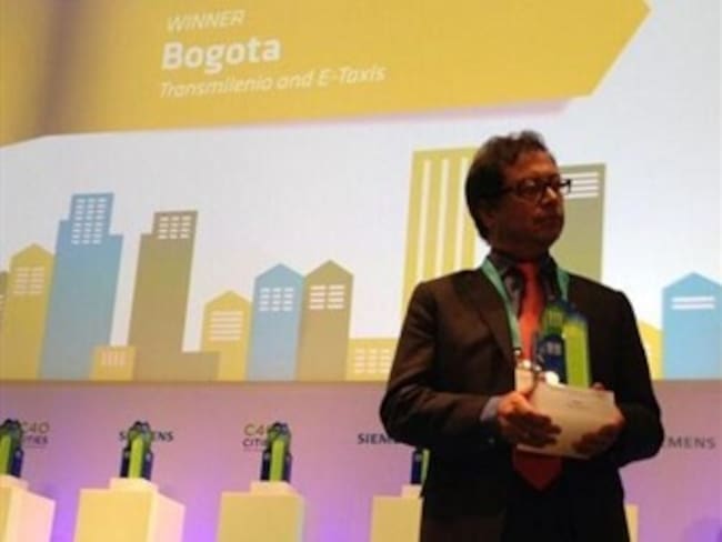 Petro recibió el Premio Mundial de Liderazgo Climático otorgado a Bogotá