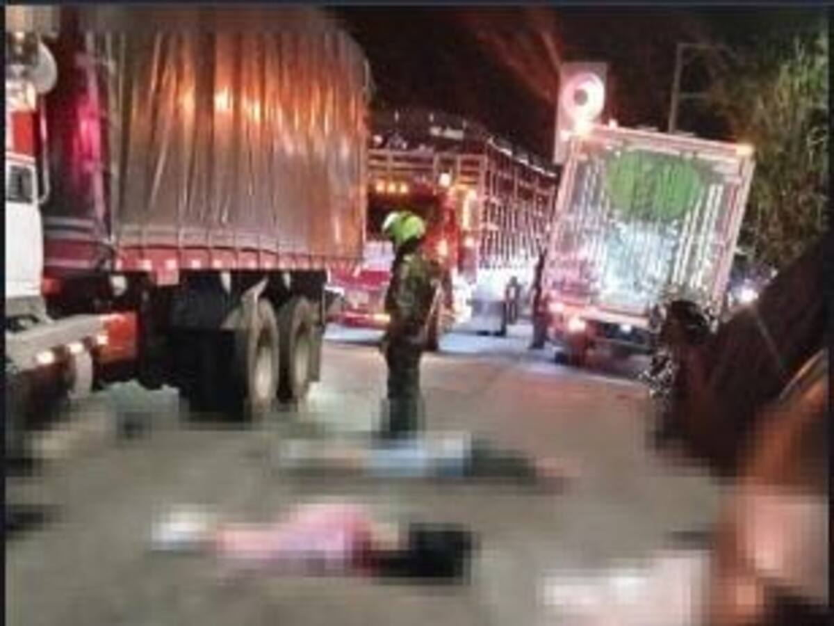 Trágico accidente vial en Bucaramanga cobró la vida de dos adolescentes