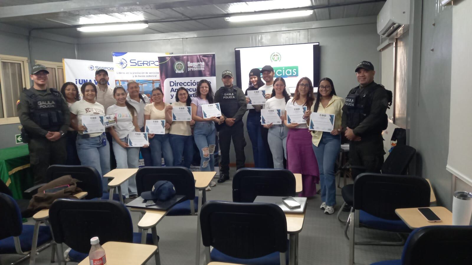 Participantes del curso. // Gaula de la Policía