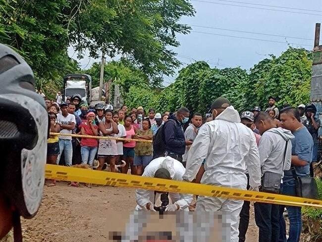 A balazos asesinaron a hombre cuando iba a su trabajo en Cartagena