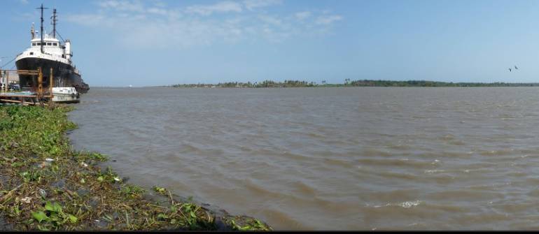Los restos fueron hallados en el sector de Villanueva, cerca al Río.