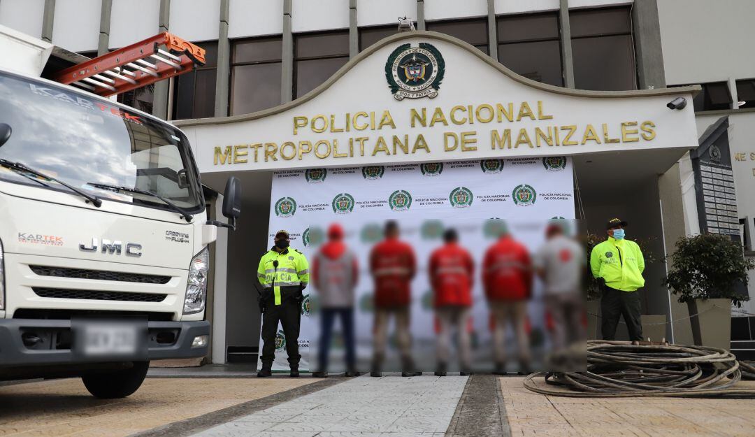 Policía Metropolitana de Manizales.