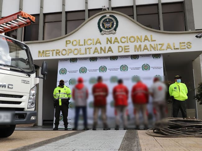 Policía Metropolitana de Manizales.