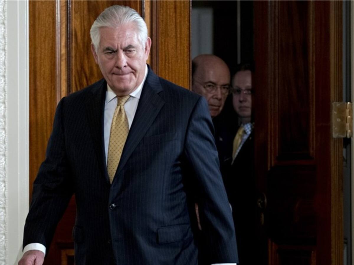 Donald Trump despide a Rex Tillerson, secretario de Estado