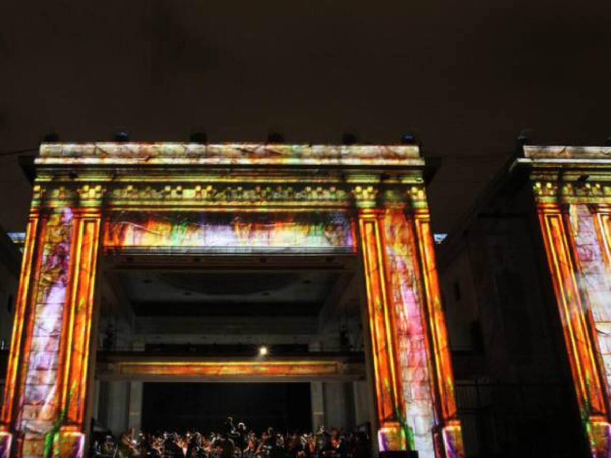 Hasta este viernes estará en Bogotá el show luces de Lyon