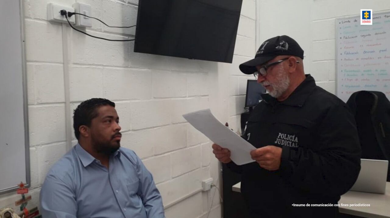 Captura del concejal de Duitama (Boyacá), Pablo Santiago.