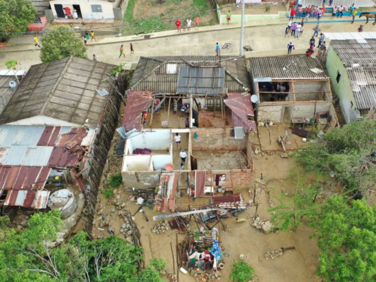 Vendaval afecta 200 viviendas en Concordia, Magdalena