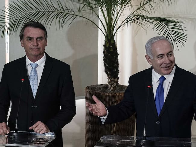 Jair Bolsonaro y Benjamín Netanyahu