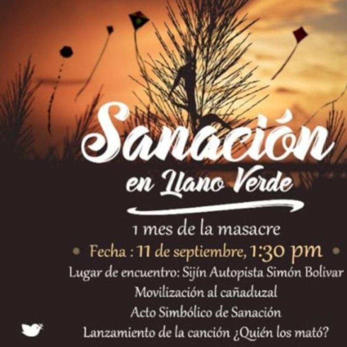 Jornada de sanación por parte de la comunidad de Llano Verde