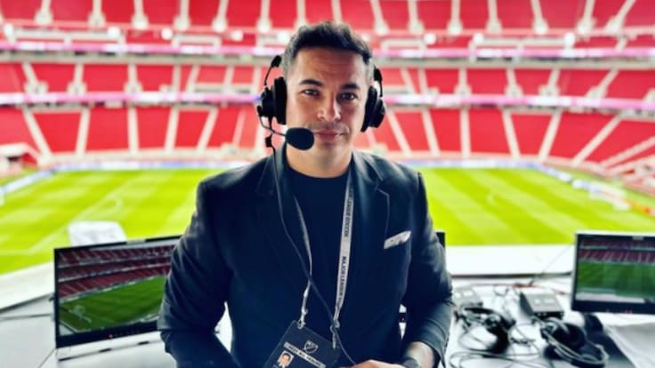 Óscar Salazar, el único relator colombiano en la MLS de Estados Unidos