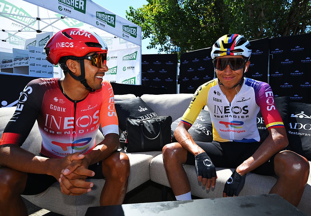 Brandon Rivera y Egan Bernal / Getty Images