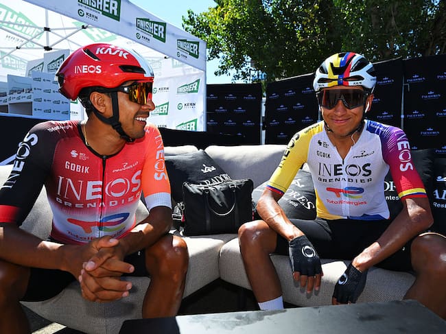 Brandon Rivera y Egan Bernal / Getty Images