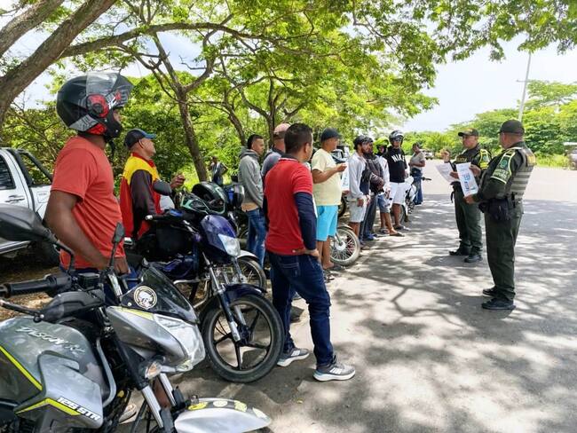 Policía de Bolívar refuerza la seguridad vial en la ruta 2515, kilómetro 134-Calamar