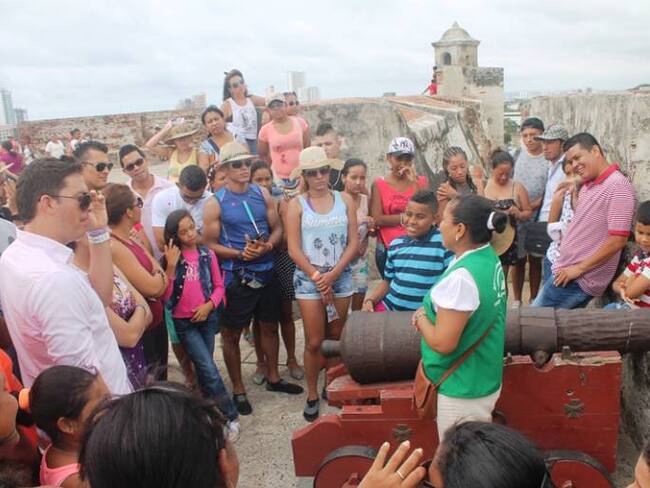 5.178 colombianos disfrutaron gratuitamente del Castillo de San Felipe y fuertes