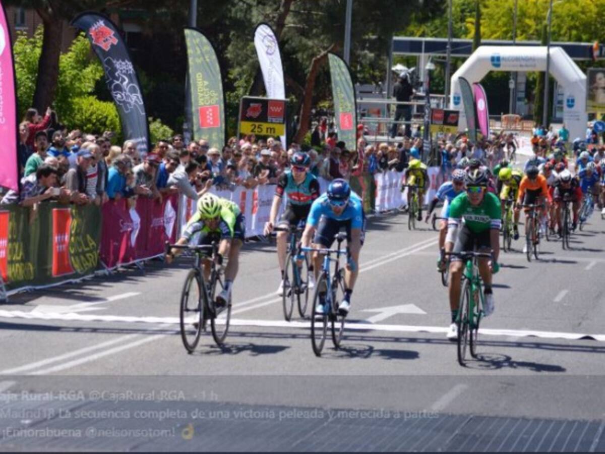 Nelson Soto se impone en la segunda etapa de la Vuelta a Madrid
