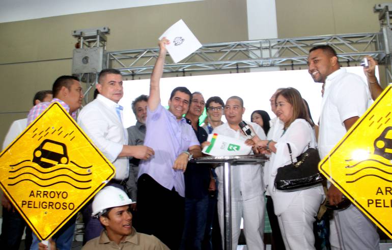 Alcalde presento proyecto de  canalización de arroyos  al concejo de Barranquilla. 