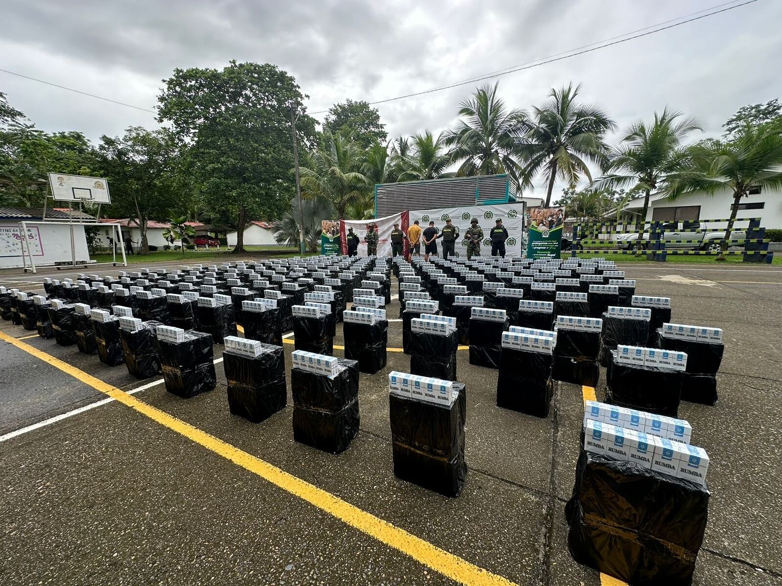 Cargamento de cigarrillos- foto policía Urabá