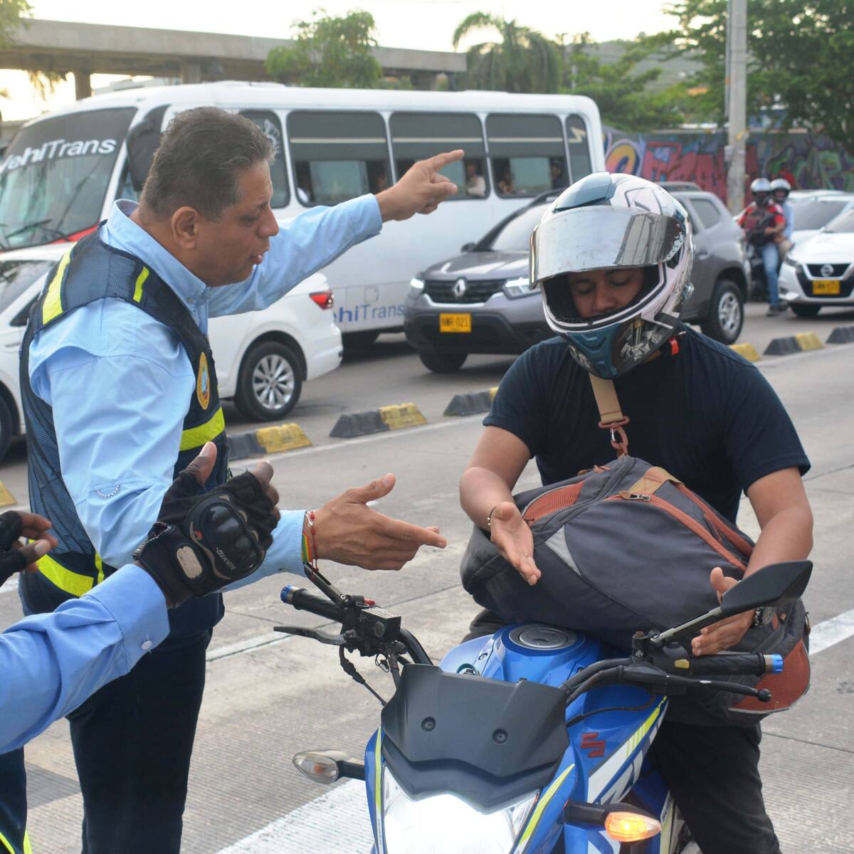 Irrespeto, imprudencia y falta de conciencia: la constante de los actores viales en Cartagena