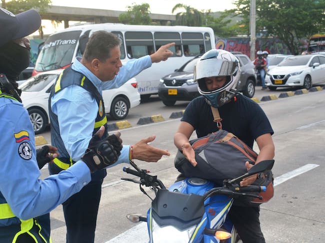 Irrespeto, imprudencia y falta de conciencia: la constante de los actores viales en Cartagena