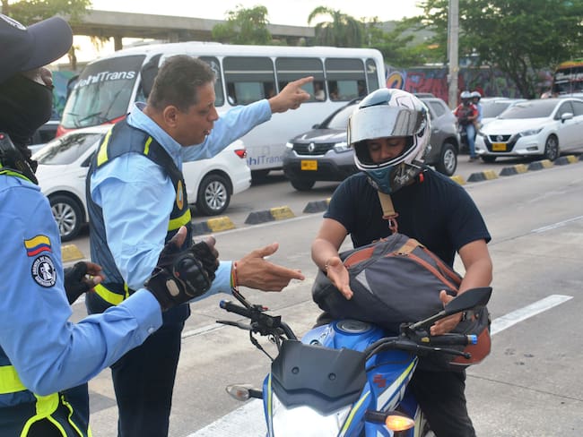 Irrespeto, imprudencia y falta de conciencia: la constante de los actores viales en Cartagena