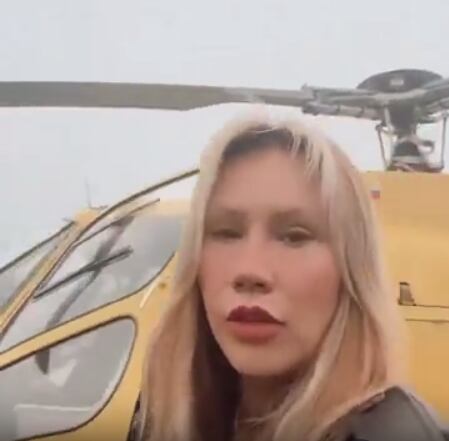 Así reportó Sandra Ortiz, el aterrizaje forzoso del 2 de abril de este año. Imagen | Captura de pantalla de X