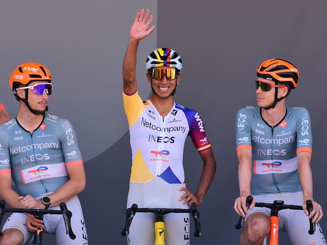 Egan Bernal, el mejor ciclista colombiano en el Tour de Francia 2026. (Photo by Romain Doucelin/NurPhoto via Getty Images)