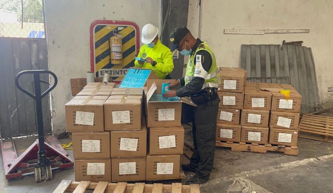 La mercancía incautada está avaluada en más de 160 millones de pesos