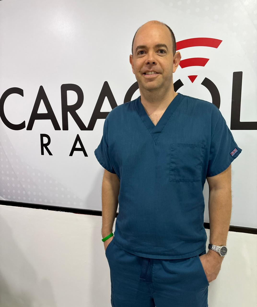 Médico Carlos Andrés Pérez. Foto Caracol Radio Neiva 