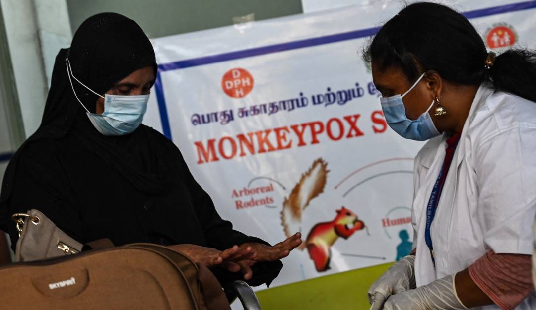 Vigilancia contra la viruela del mono en India. Foto: Getty
