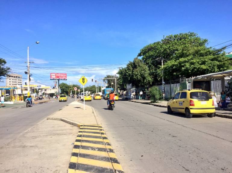La medida de prohibición de parrillero hombre ha contribuido a la disminución de los indices de inseguridad en Santa Marta. Fotografía: Unidad de Tránsito Distrital.