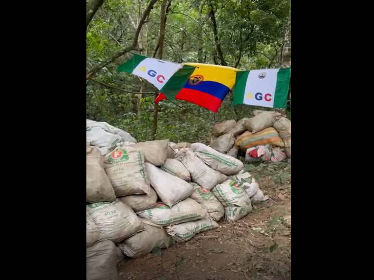 Explosivos devuletos por AGC- foto cortesía