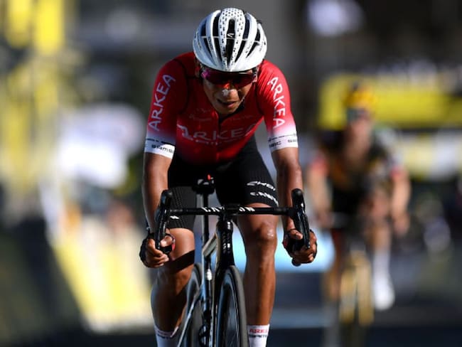 Nairo Quintana en la etapa 12 del Tour de Francia
