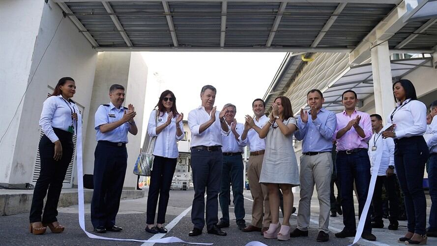 Sí habrá ampliación de pista en Aeropuerto de Santa Marta: Santos . Foto: Aeropuerto Oriente