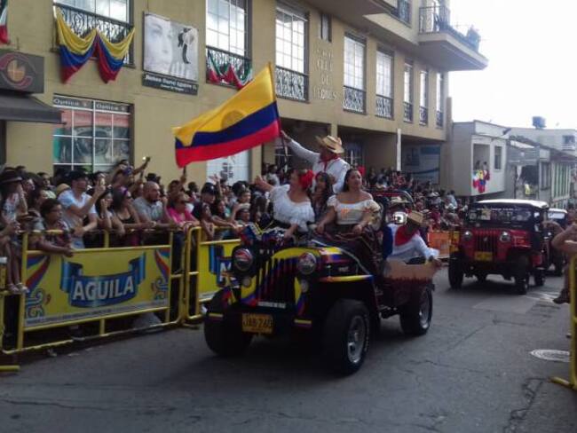 El Yipao en Calarcá con homenaje a Colombia