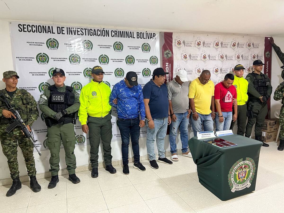 Juez judicializó a cinco presuntos integrantes de ‘Los Máquinas’ en Bolívar