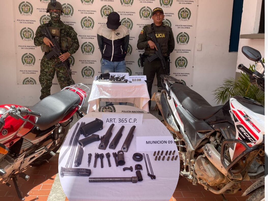 Capturado reparador de armas del Clan del Golfo- fotos policía Antioquia y ejército
