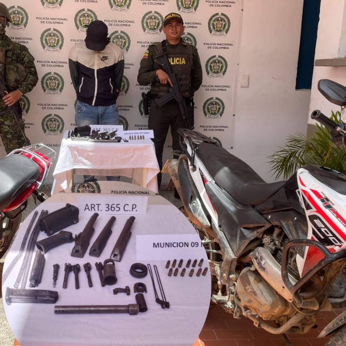 En Valdivia capturaron a un hombre en medio de un cruce de disparos, dos lograron huir