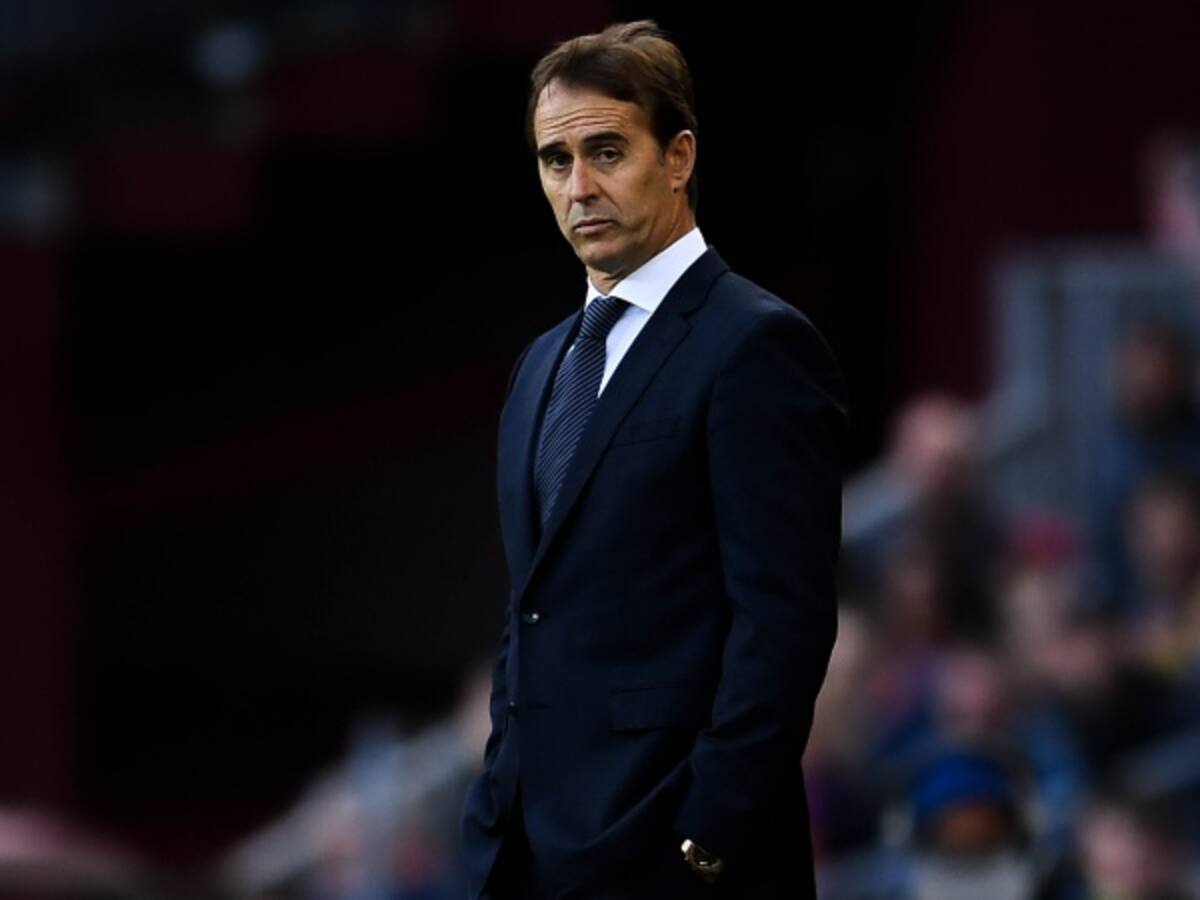 ¡Oficial! Julen Lopetegui deja de ser técnico del Real Madrid