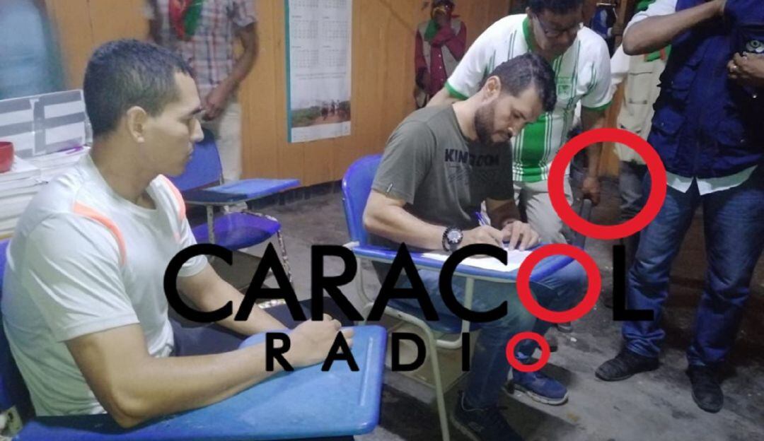 Momentos de la liberación del soldado huilense Juan Sebastian Bonilla Melo 