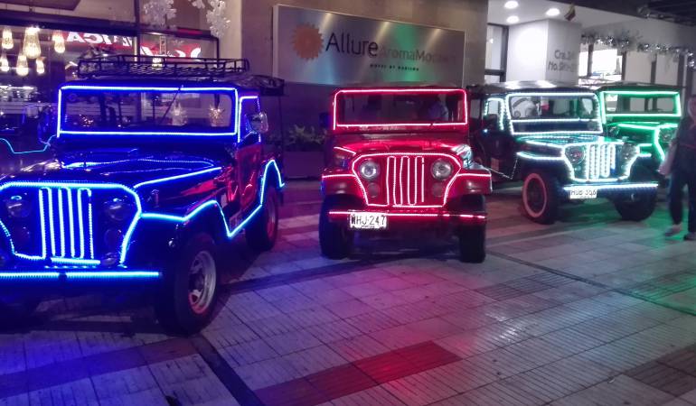 El Jeep Tour navideño estará hasta el 8 de enero con sus recorridos en Armenia y Quindío