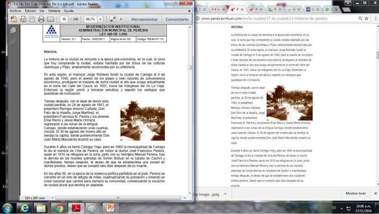 Este es el comparativo de los estudios y la página web de donde se habría sacado la información.