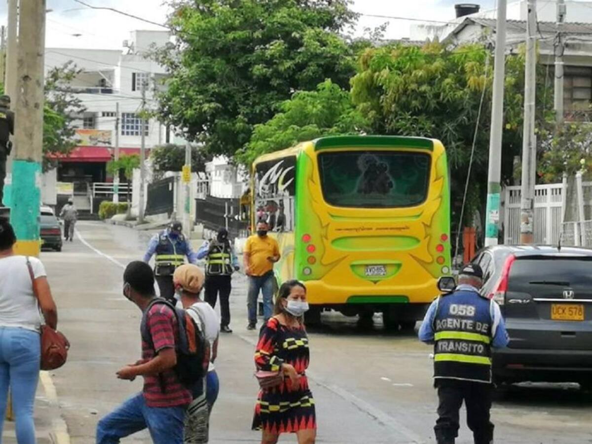 Suspendida ruta 5 del transporte público de Cartagena