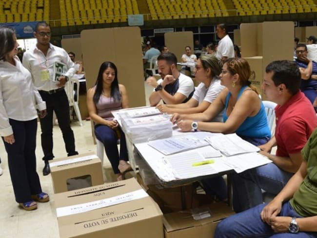 Los colombianos están conformes con la organización electoral