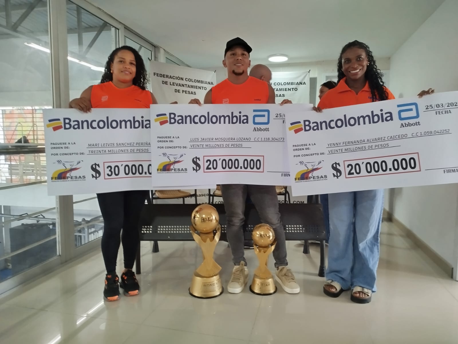 FOTO: Federación Colombiana de Levantamiento de Pesas